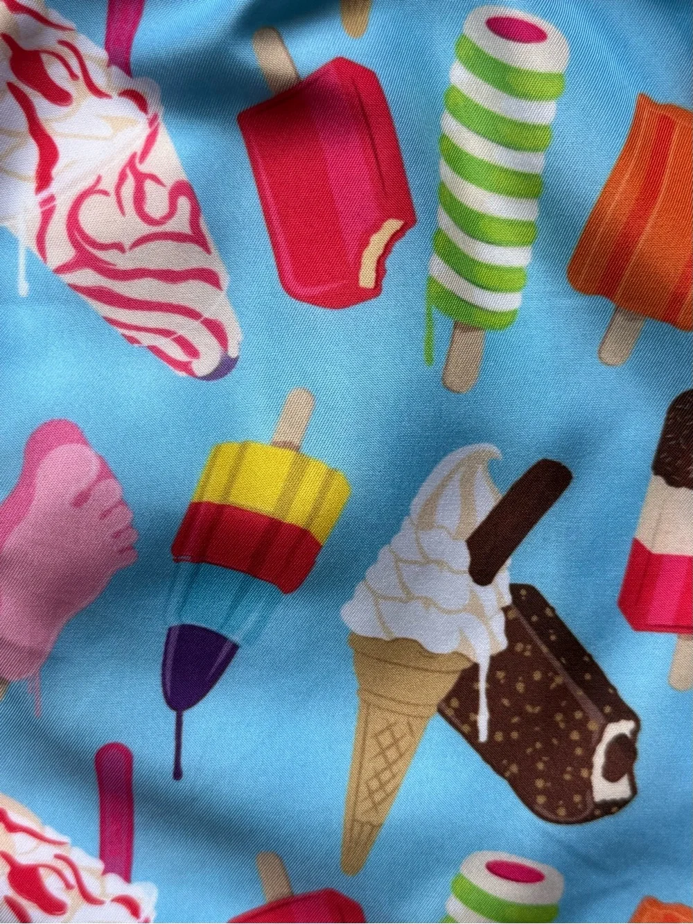 Boardies Boys Ice Cream Print Swim Trunks - Size 5-6